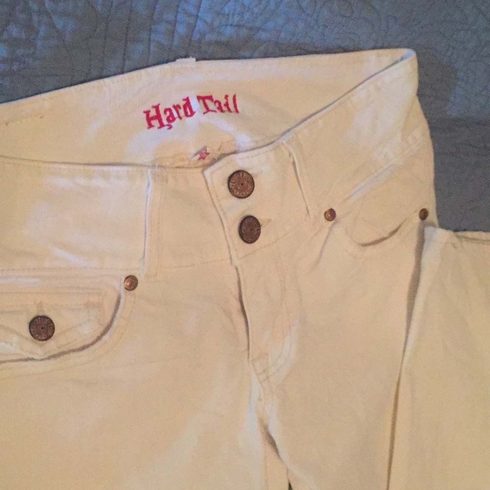 HardTail white cropped jeans sz 30 EUC/ fitslike27